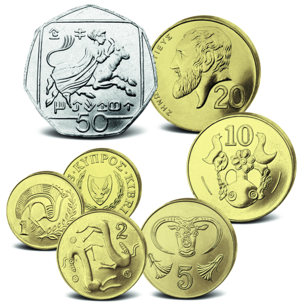 88 Cent-Kursmünzensatz Zypern