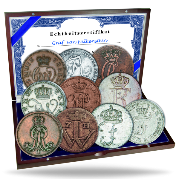 Monogramm-Komplettsatz - Satzbild