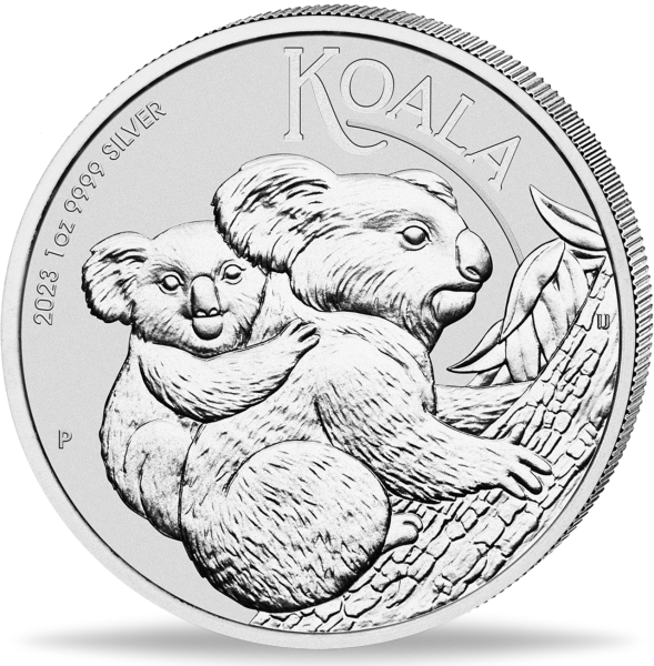 1 $ Koala 1 oz Ag - Münze Vorderseite