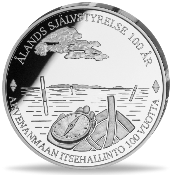 20 Euro Alandinseln - Vorderseite Münzen