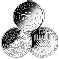 Komplettsatz zum großen 75-jährigen Bestehen des GG - Satzbild Komplettsatz zum großen 75-jährigen Bestehen des GG - Satzbild