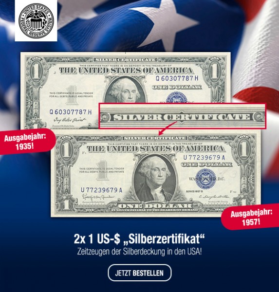 NL-US-Dollar-Silber-Zertifikat