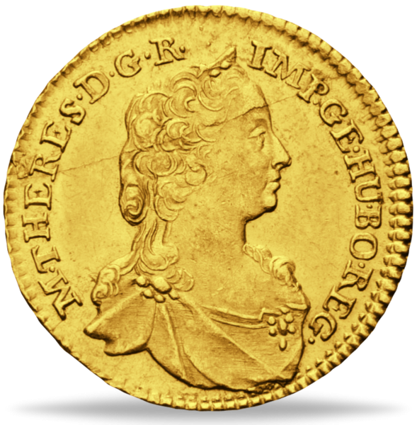 Dukat Habsburg 1756 Frbg 406 - Münze Vorderseite