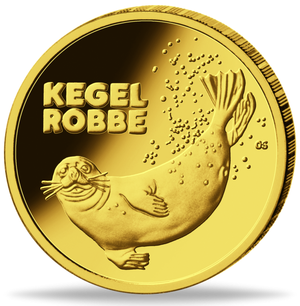 20 Euro Kegelrobbe - Vorderseite Münze