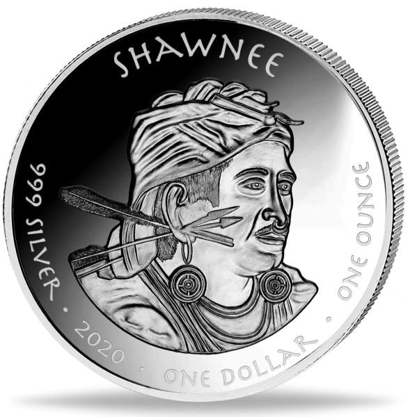 1 US-Dollar Shawnee - Kentucky - Münze Vorderseite