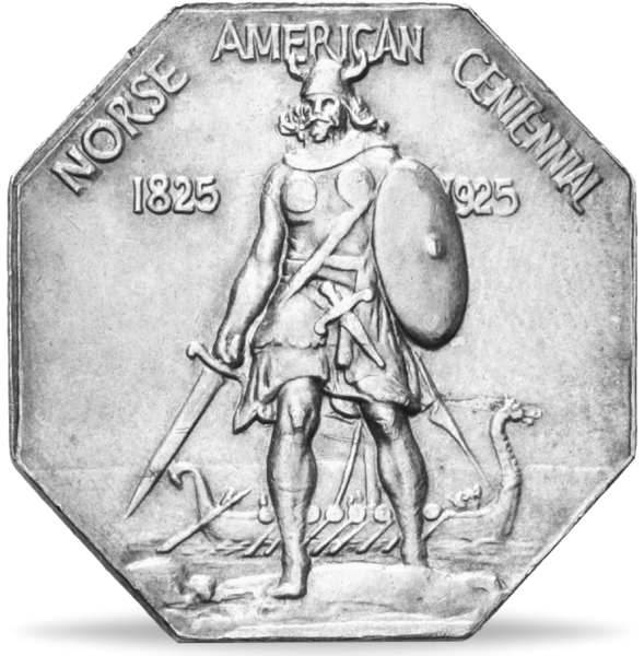 Norse American Centennial Präg - Münze Vorderseite