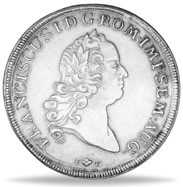 Augsburg, Konventionstaler 1765, mit Titel Franz I. Stephan - Münze Vorderseite