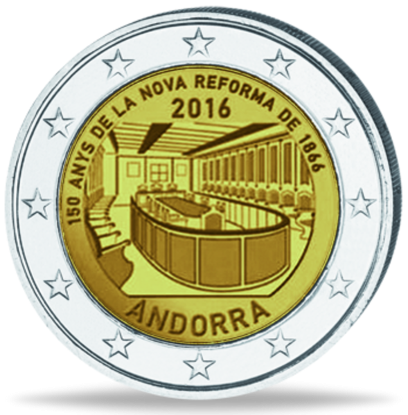 2 Euro Neue Reform 150 Jubiläum - Münze Vorderseite