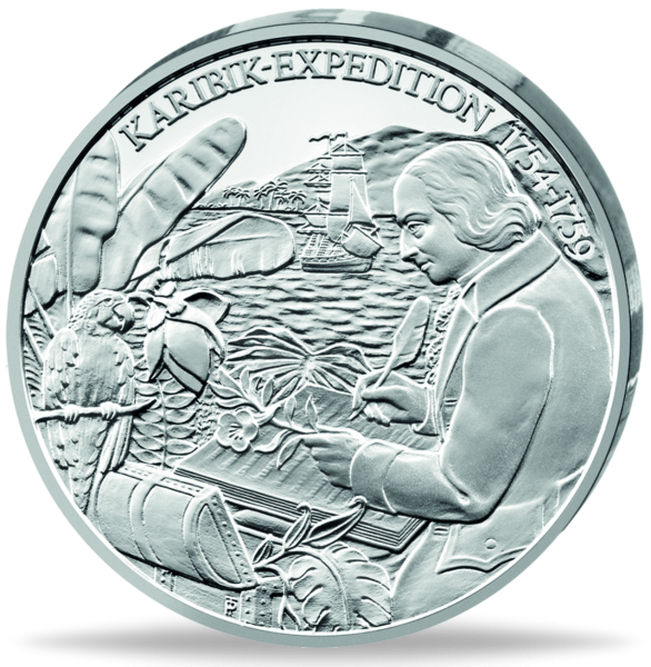 Österreich, 20 Euro Nikolaus von Jacquin, 2011, PP - Münze Vorderseite