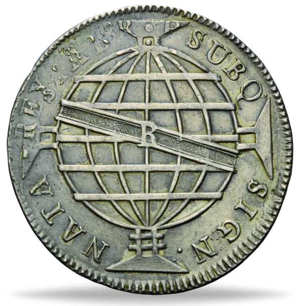 960 Reis Johann VI. - Münze Vorderseite