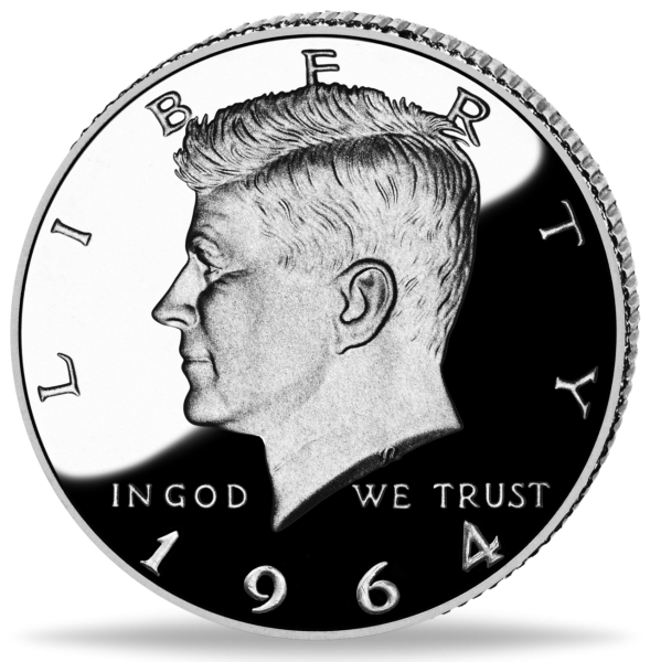 USA, 1/2 US-Dollar John F. Kennedy 1964 - Münze Vorderseite