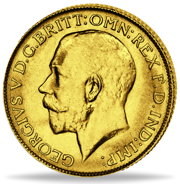 Australien, 1 Sovereign 1928 P, Perth Mint - Münze Vorderseite