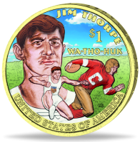 1 US Dollar Sacagawea - 2018 koloriert - Münze Vorderseite 1 US Dollar Sacagawea - 2018 koloriert - Münze Vorderseite