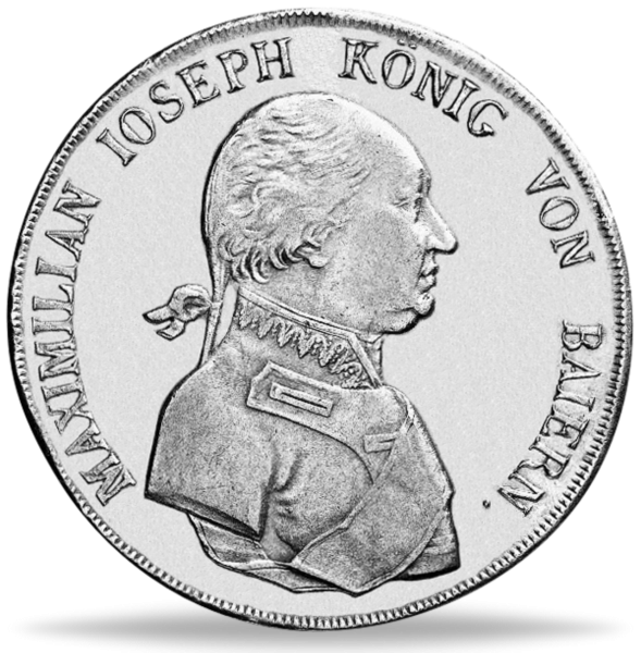 Konventionstaler Maximilian Joseph - Münze Vorderseite
