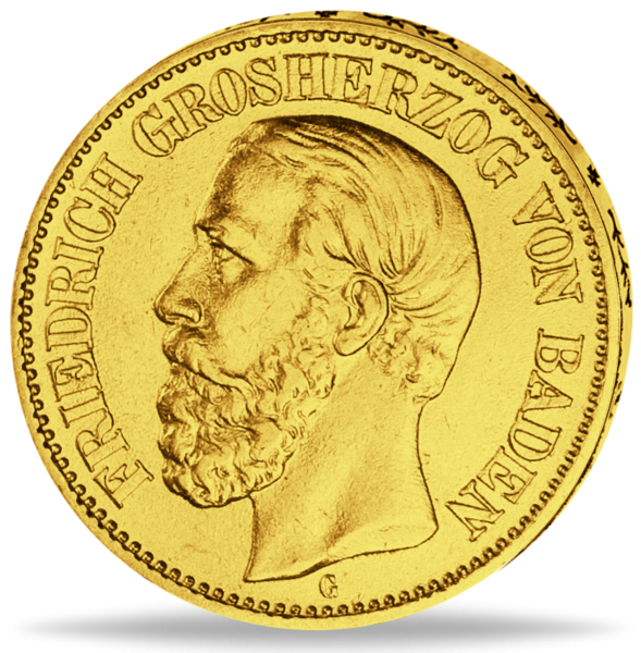 10 Mark Friedrich I. - Vorderseite Münze
