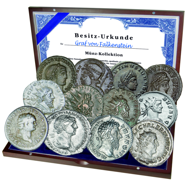 Komplett-Kollektion Römische Kaiser in Deutschland - 12 Münzen Kassette