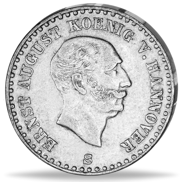 1/12 Taler „Hannover Ernst August“ - Münze Vorderseite