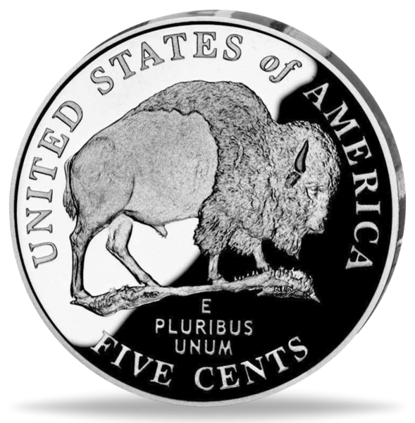 5 US Cent Büffel - 2005 - Münze Vorderseite