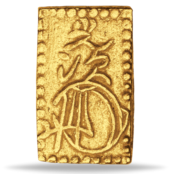 Kaiserreich Japan, 2 Bu Kin - Gold - Vorderseite