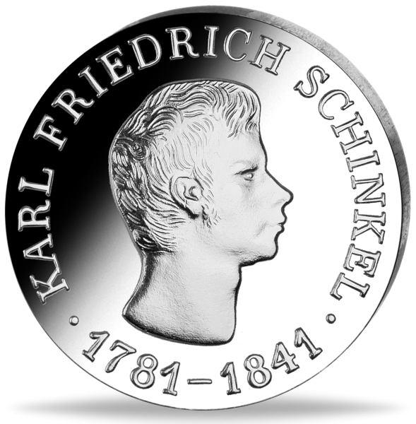 10 Mark der DDR Karl Friedrich Schinkel - Alu-Abschlag Vorderseite