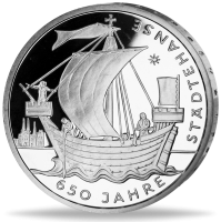 10 Euro 650 Jahre Städtehanse - Münze Vorderseite 10 Euro 650 Jahre Städtehanse - Münze Vorderseite