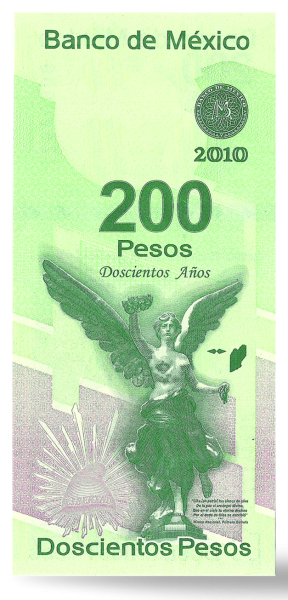200 PesoMexikanische Unabhängigkeit - Münze Vorderseite
