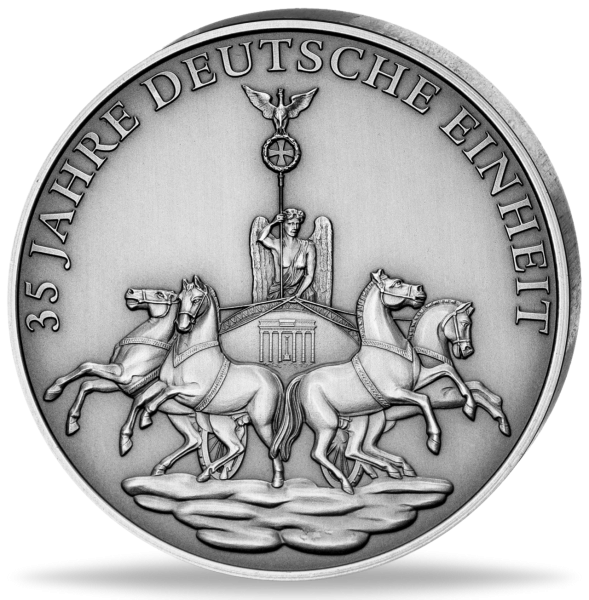Quadriga-GP 35 Jahre Deutschen Einheit, 2025, bfr. - Münze Vorderseite