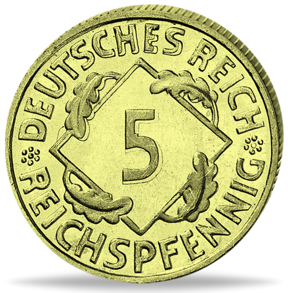 5 Reichspfennig - Münze Vorderseite