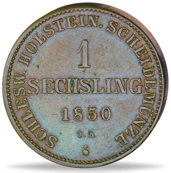 Sechsling Schleswig-Holstein - Münze Vorderseite