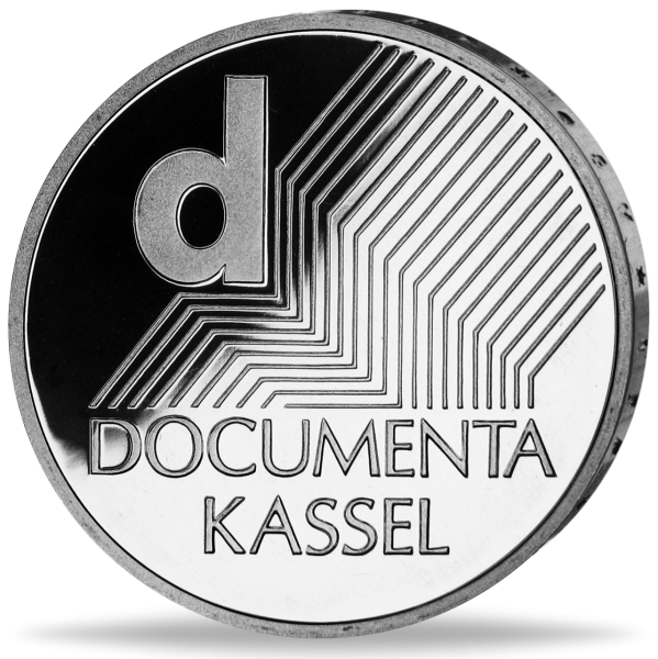 10 Euro Documenta in Kassel - Vorderseite Münze
