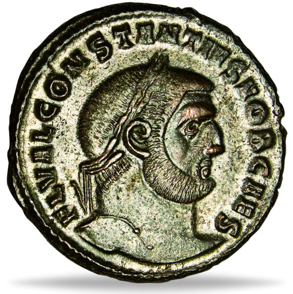 Groß Follis Constantinus - Römisches Reich - Münze Vorderseite