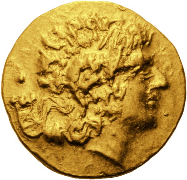 Gold-Stater König Lysimachos - Münze Vorderseite