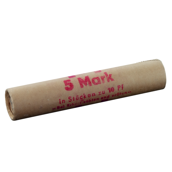 DDR, Original-Rolle 10 Pfg Kursmünze (50 MZ.) - Jahrgang unserer Wahl