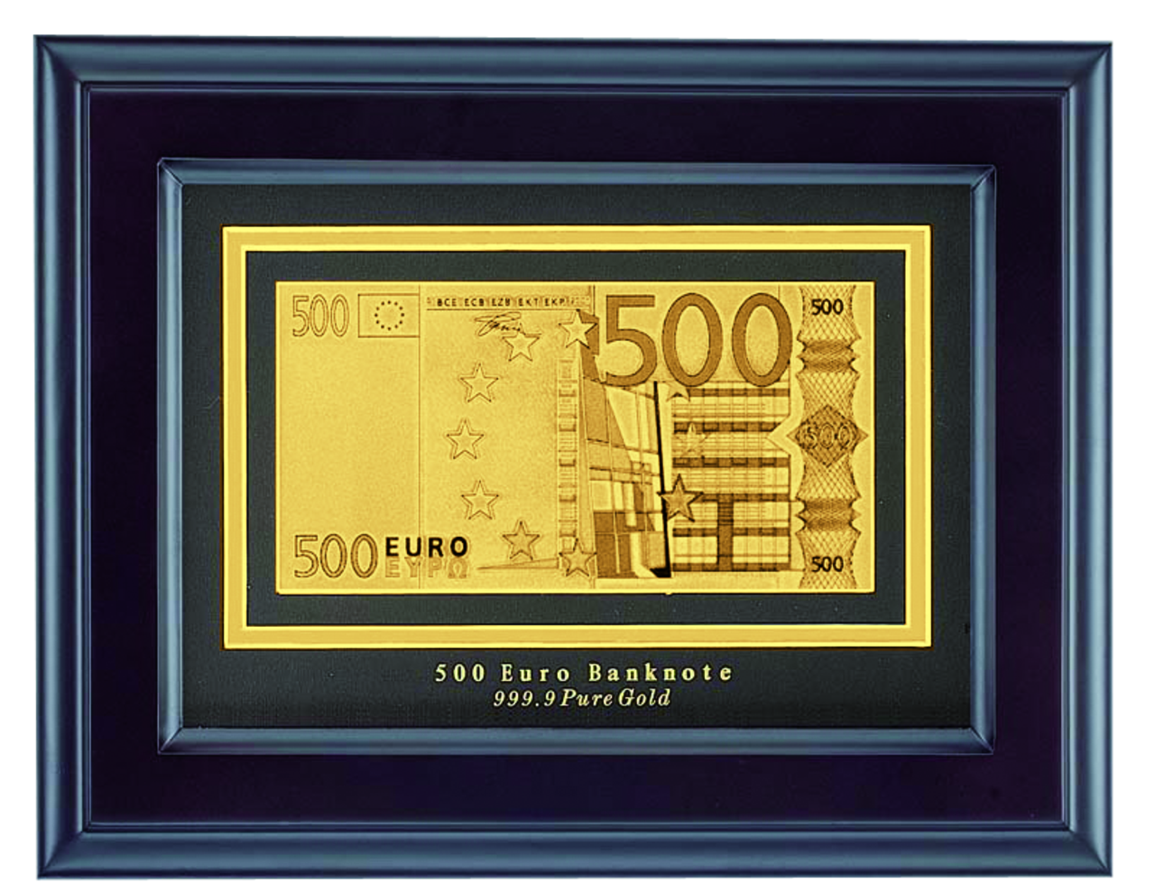 OriginalReplik „500 EuroBanknote in Gold“ Banknoten Weltmünzen EmporiumMerkator OriginalReplik „500 EuroBanknote in Gold“ Banknoten Weltmünzen EmporiumMerkator