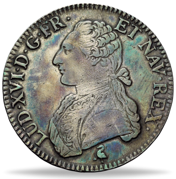 1 Ecu Ludwig XVI - Vorderseite Münze