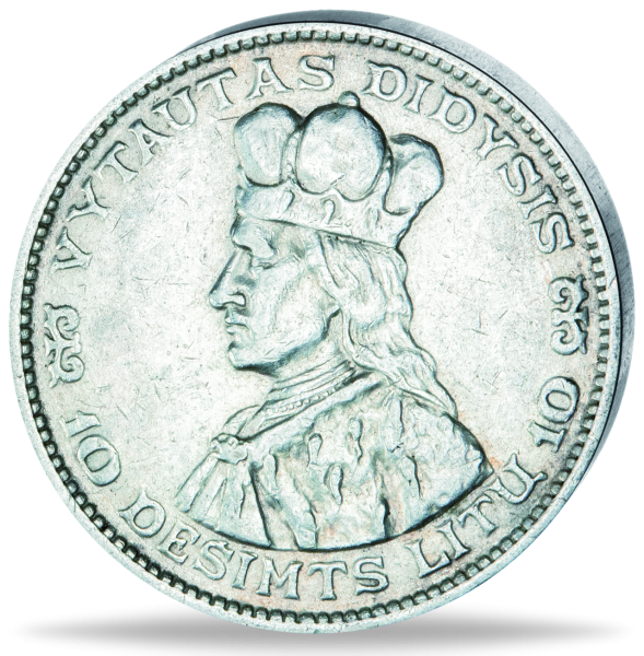 10 Litu Fürst Witold - Münze Vorderseite
