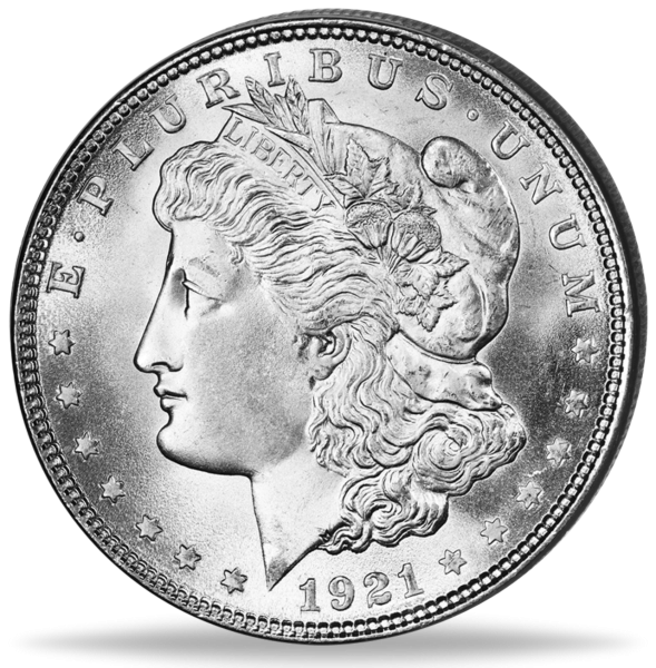 1 Dollar Morgan 1921 - Rückseite Münze