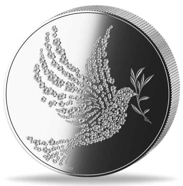 2 Dollar Friedenstaube - Vorderseite Münze