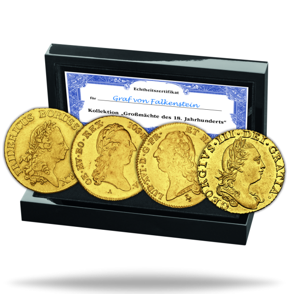 Gold-Kollektion der Großmächte des 18. Jahrhunderts - Satzbild