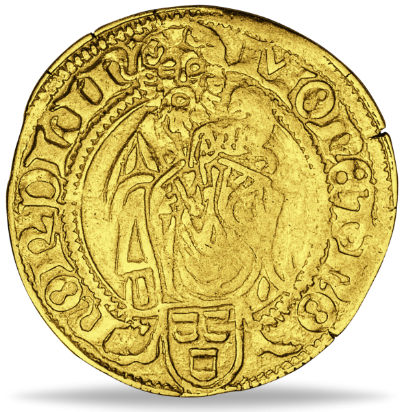 Goldgulden, Philipp v. Weinsberg mit Titel Friedrich III. - Münze Vorderseite