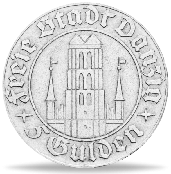 5 Gulden Marienkirche - Münze Vorderseite