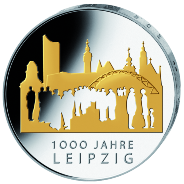 10 Euro Leipzig - Vorderseite Münze