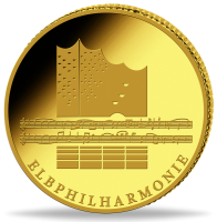 Elbphilharmonie (Elphi) Gold-Gedenkprägung
