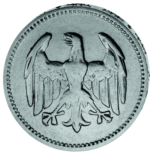 1 Reichsmark Adler 1924-25 - Münze Vorderseite