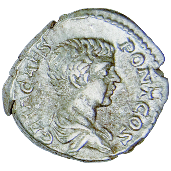 Römisches Reich, Denar Greta - Vorderseite Münze