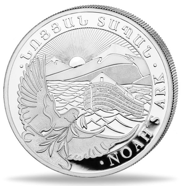Armenien 500 Dram Arche Noah 1 Unze Silber 2026 - Münze Vorderseite