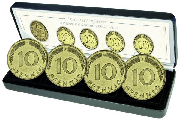 10 Pfennig Bank Deutsch.Länder D-J - 1949
