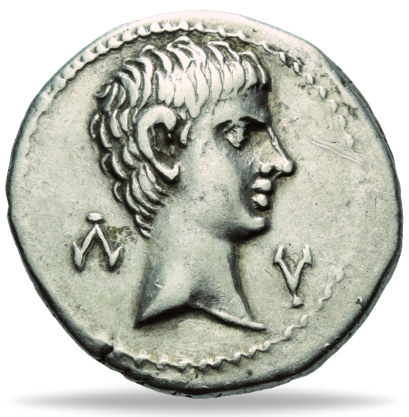 Roemisches Reich Augustus 27 v Chr 14 n Chr Drachme - Vorderseite Münze