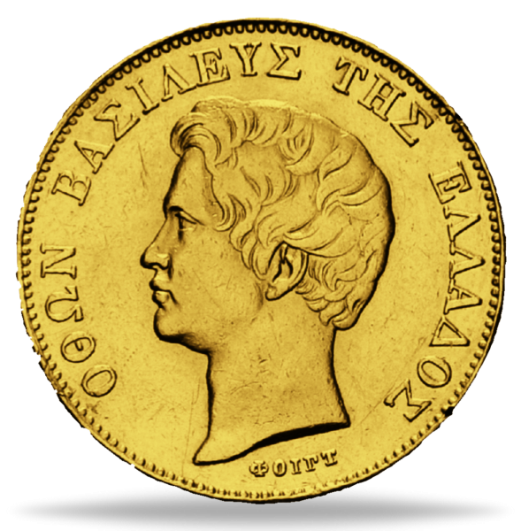 GRIECHENL., 20 Drachmen 1833 - Münze Vorderseite
