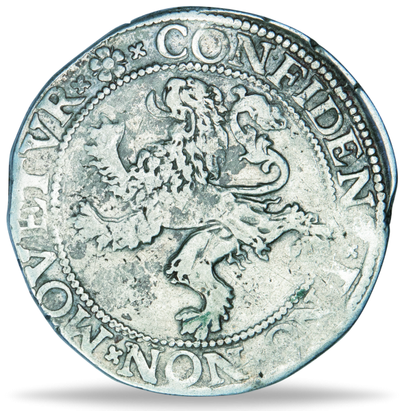 Niederländischer Löwentaler mit Jahrgang - Münze Vorderseite